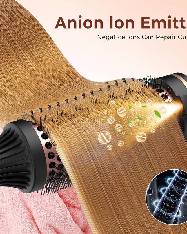 Hot-Air Brushes Thermal Brush 1.5 Inch Curling Iron Volumizing Brush