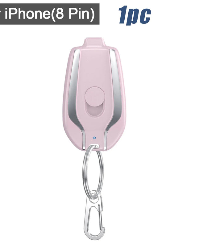 Keychain Portable Emergency Phone Charger Power Bank