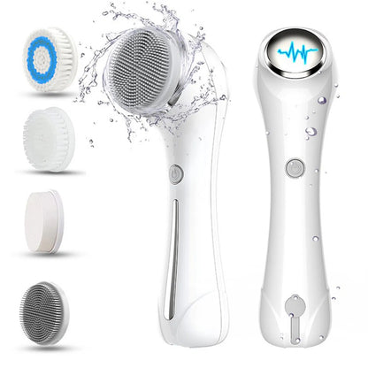 3-in-1 Facial Cleansing Brush – Waterproof, Rechargeable, Deep Clean & Exfoliate