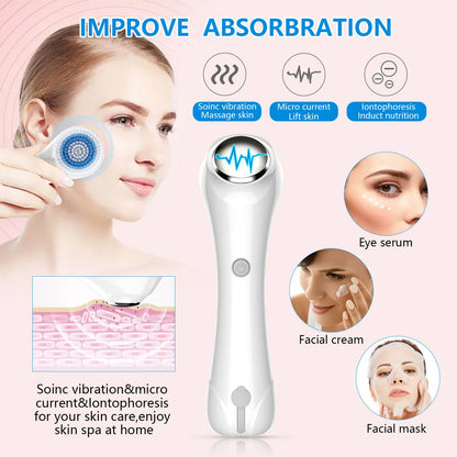 3-in-1 Facial Cleansing Brush – Waterproof, Rechargeable, Deep Clean & Exfoliate