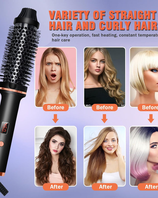 Hot-Air Brushes Thermal Brush 1.5 Inch Curling Iron Volumizing Brush