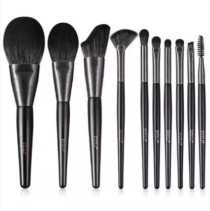 BEILI 10-Piece Makeup Brush Set – Premium Quality, Wooden Handle