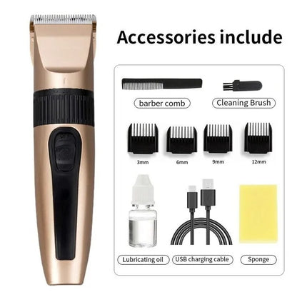 Men's Barber-Grade Hair Cutting Kit