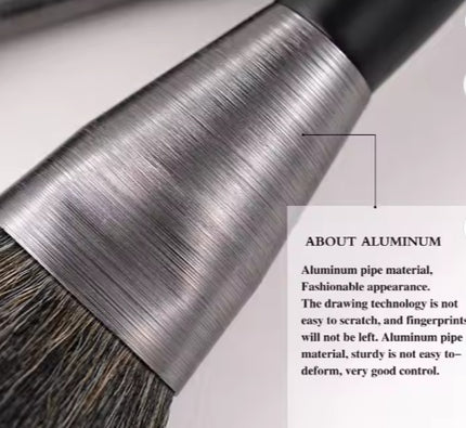 BEILI Low MOQ Ship Fast Custom High Quality Make Up Brushes Wholesale Wood Handle Premium Natural10pcs Makeup Brush