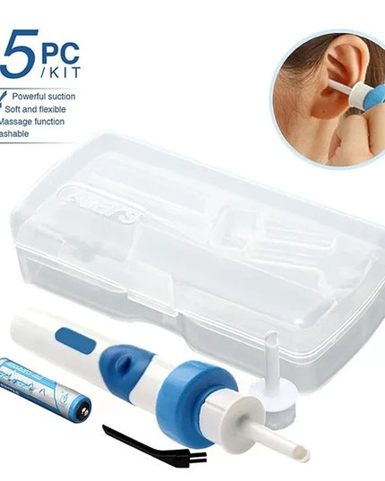 Safety Electric Cordless Vacuum Ear Cleaner Wax Remover Painless Cleaning Tool