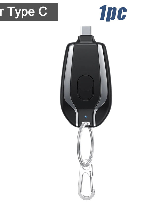 Keychain Portable Emergency Phone Charger Power Bank