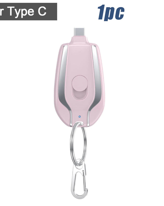 Keychain Portable Emergency Phone Charger Power Bank
