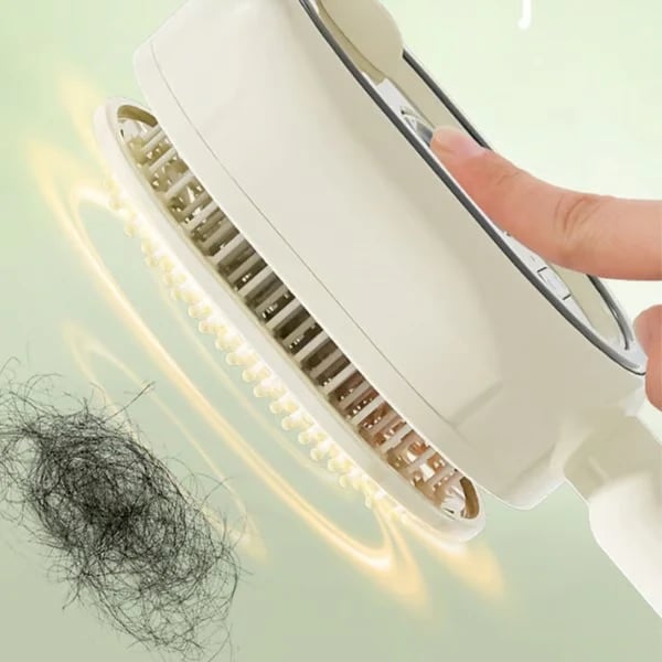 Self-Cleaning Pet Hair Removal Brush – Effortless Grooming Tool for Cats & Dogs