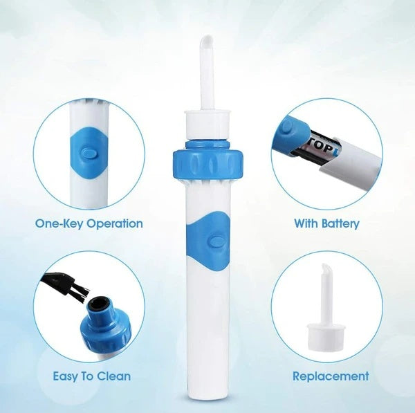 Cordless Electric Ear Cleaner – Safe, Gentle Ear Wax Remover