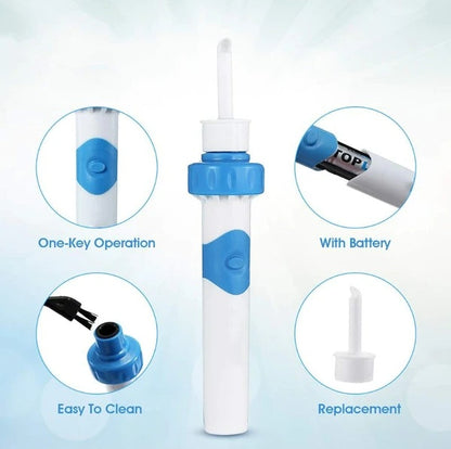 Cordless Electric Ear Cleaner – Safe, Gentle Ear Wax Remover