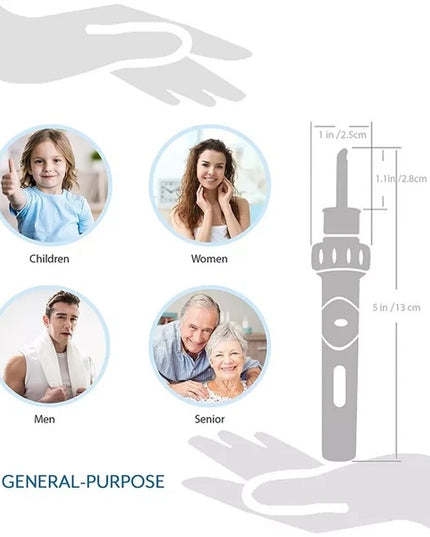 Safety Electric Cordless Vacuum Ear Cleaner Wax Remover Painless Cleaning Tool