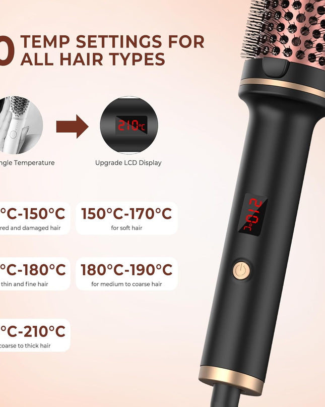Hot-Air Brushes Thermal Brush 1.5 Inch Curling Iron Volumizing Brush
