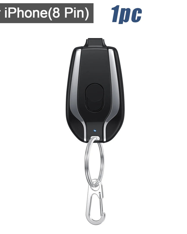 Keychain Portable Emergency Phone Charger Power Bank