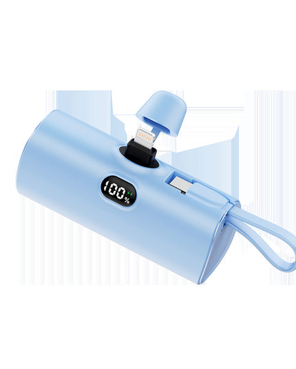 Capsule Digital Display Wireless Pocket Power Bank