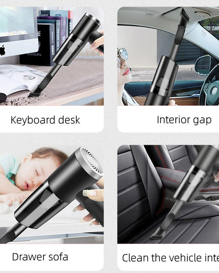 120W High-Power Cordless Handheld Vacuum Cleaner – Portable Wireless Car  Cleaning with Strong Suction