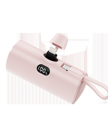 Capsule Digital Display Wireless Pocket Power Bank