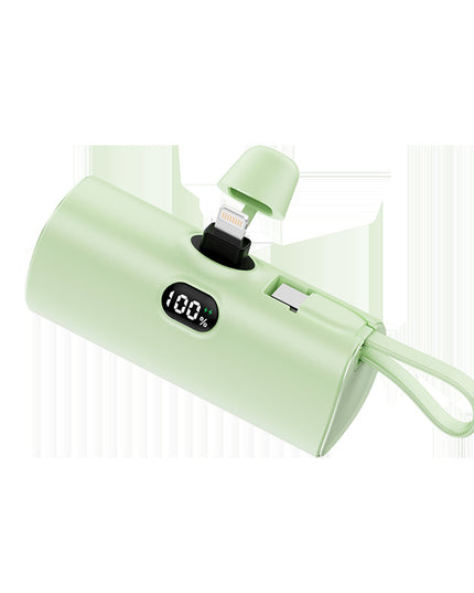 Capsule Digital Display Wireless Pocket Power Bank