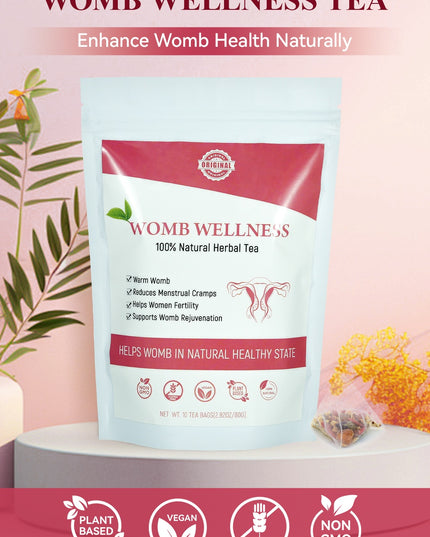 Chinaherbs Natural Womb Tea Female Period Menstrual Cramps Warmer Hormone Balance Glowing Beauty Care Packaged In Bag
