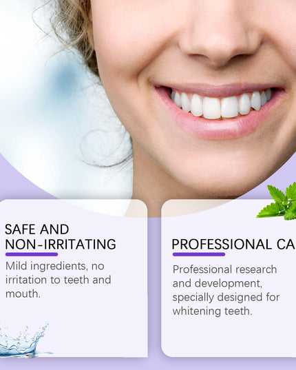 Eelhoe Purple Toned Teeth Set Clean Teeth Breath Care Mouth Clean Mouth Care