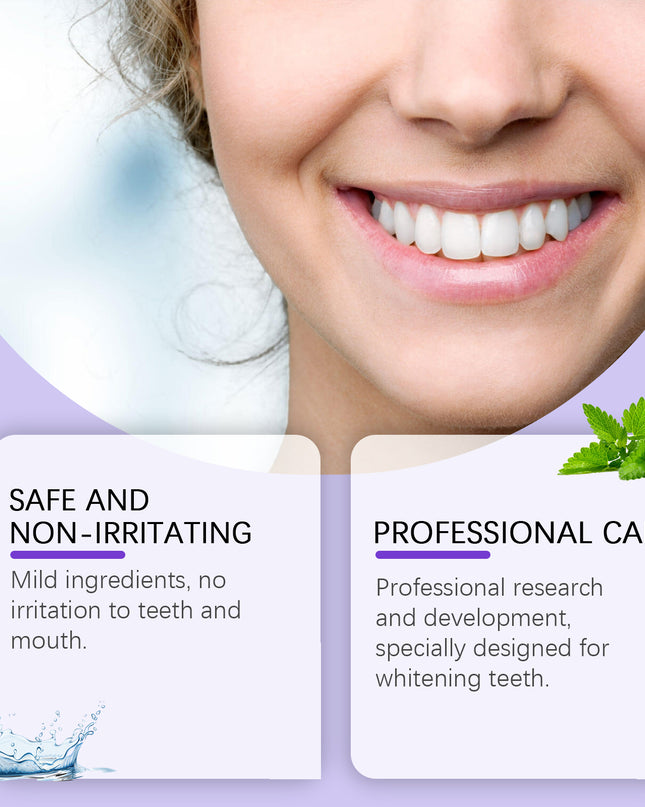 Eelhoe Purple Toned Teeth Set Clean Teeth Breath Care Mouth Clean Mouth Care