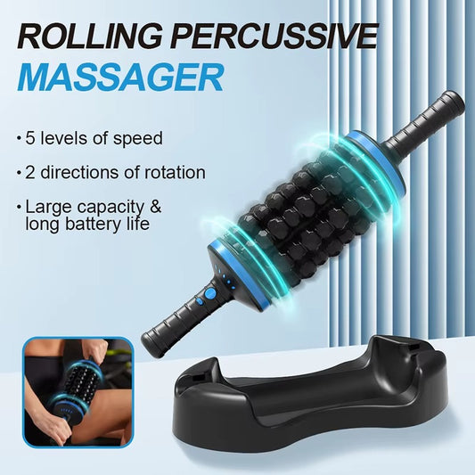 Cordless 360° Roller Percussion Body Massager