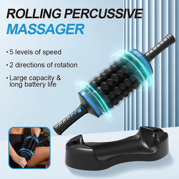 Cordless 360° Roller Percussion Body Massager