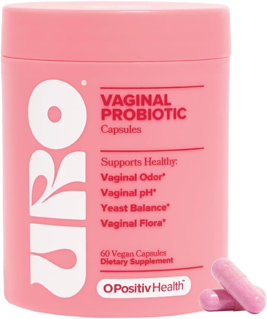 O Positiv Health URO Vaginal Probiotic Capsules (60 Vegan Capsules)