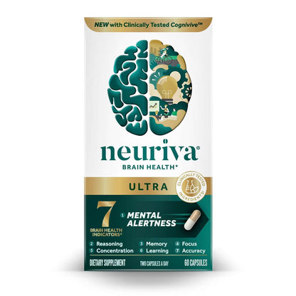 Neuriva Brain Health Ultra - 60 Capsules (30 Servings)