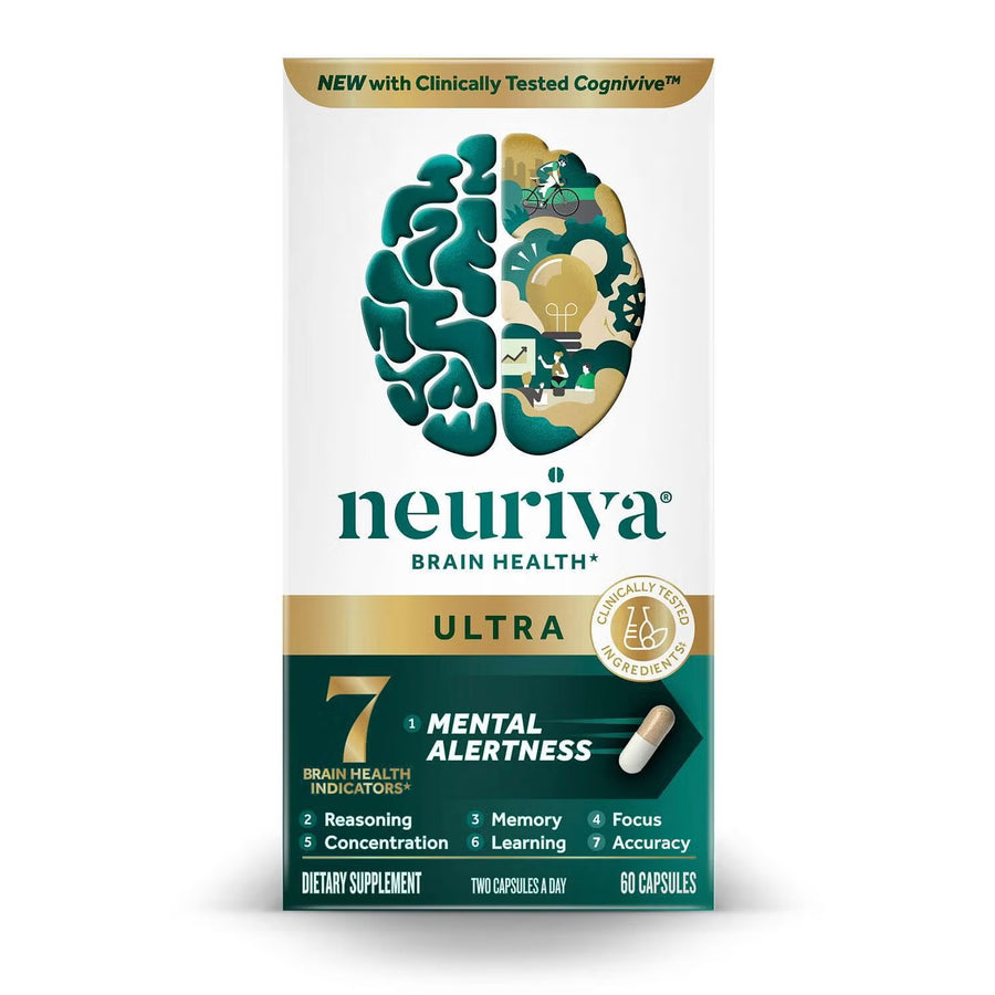 Neuriva Brain Health Ultra - 60 Capsules (30 Servings)