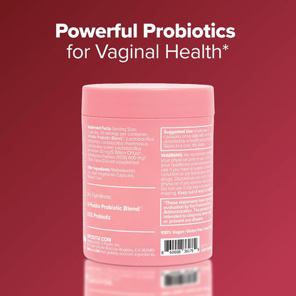 O Positiv Health URO Vaginal Probiotic Capsules (60 Vegan Capsules)