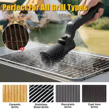 Electric Grill Cleaning Brush with Rotating Head