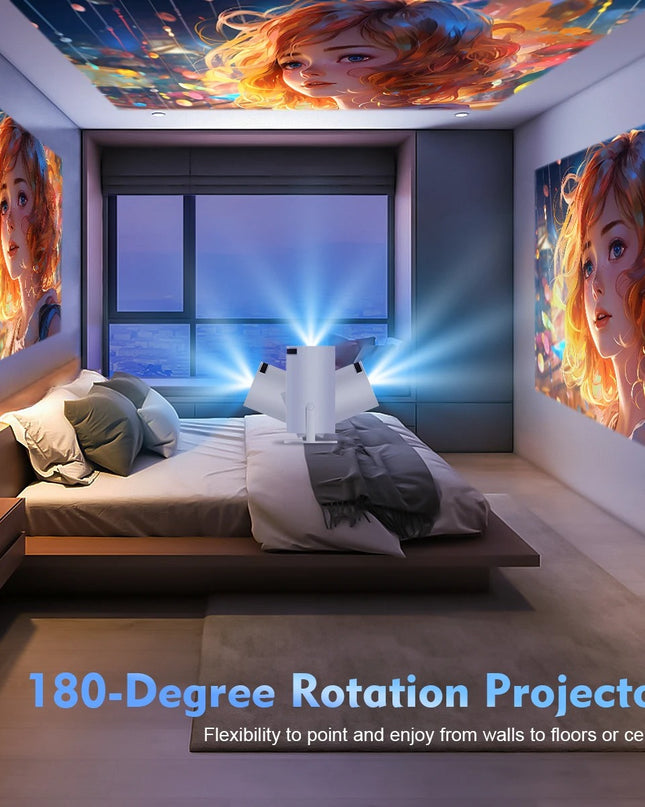 Magcubic Projector HY300 Pro 8K Android 14 Dual Wifi6 290ANSI Allwinner H726 BT5.4 1080P 1280*720P Home Cinema Outdoor Projetor