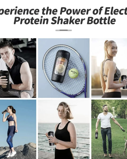 650ML Electric Protein Shaker – USB Rechargeable, Smooth Lumps-Free Shakes