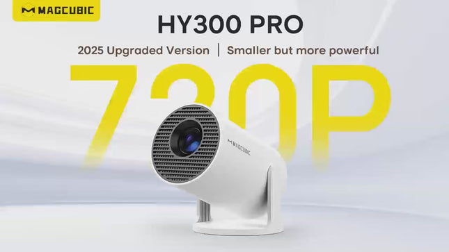 Magcubic Projector HY300 Pro 8K Android 14 Dual Wifi6 290ANSI Allwinner H726 BT5.4 1080P 1280*720P Home Cinema Outdoor Projetor