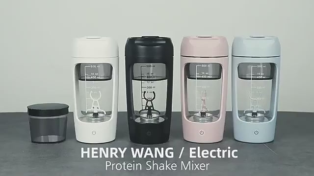 650ML Electric Protein Shaker – USB Rechargeable, Smooth Lumps-Free Shakes